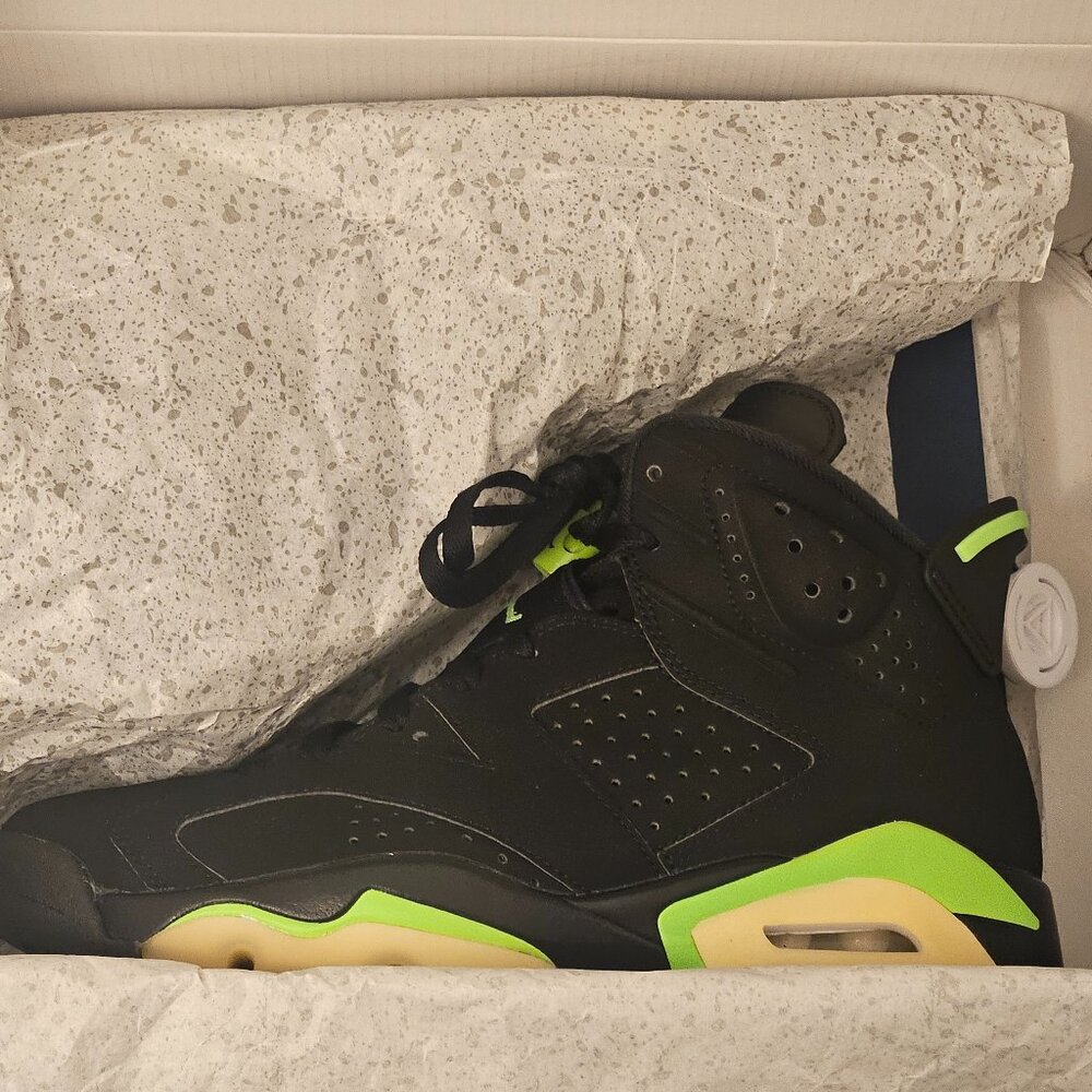 Size 8 - Air Jordan 6 Retro Electric Green/Black Neon CT8529-003